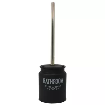 гарнитур для туалета VITARTA Bathroom black керамика нержавеющая сталь черный