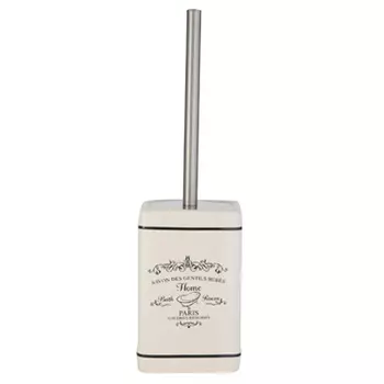 гарнитур для туалета VITARTA Paris керамика нержавеющая сталь белый