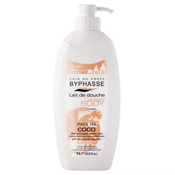 гель для душа BYPHASSE Coconut 1л