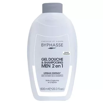 гель для душа BYPHASSE Urban Swing 2в1 600мл
