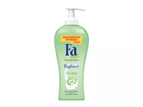 гель для душа FA Yogurt Алоэ Вера 750мл с дозатором