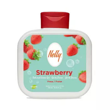 гель для душа NELLY Strawberry 750мл