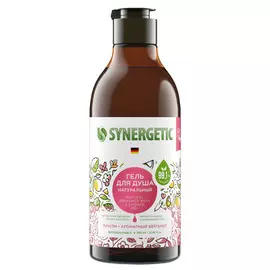 гель для душа SYNERGETIC Пачули и Ароматный бергамот парфюмированный 380мл