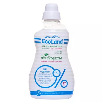 гель для стирки ECOLAND Bio Receptura универсальный 1,5л