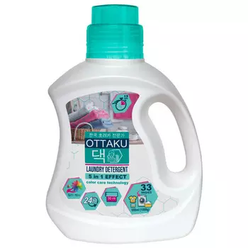 гель для стирки OTTAKU 5 in 1 Color care 990мл