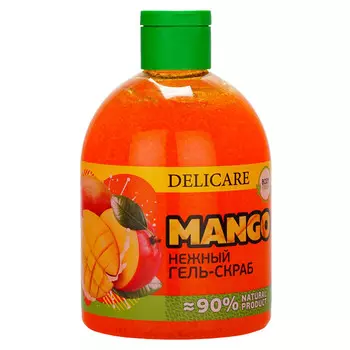 гель-пилинг для душа DELICARE Fruit peeling Манго 485мл