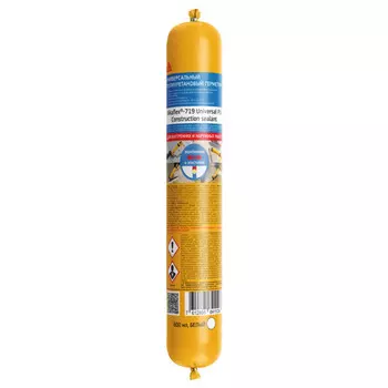 герметик полиуретановый SIKA Sikaflex 719 универсальный 600мл белый, арт.732417