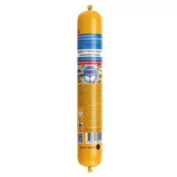 герметик полиуретановый SIKA Sikaflex 719 универсальный 600мл черный, арт.732419