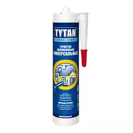 герметик силиконовый TYTAN Euro-Line универсальный 290мл прозрачный, арт.58813