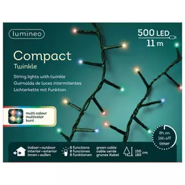 гирлянда 11м 500ламп мульти эффект мерцания