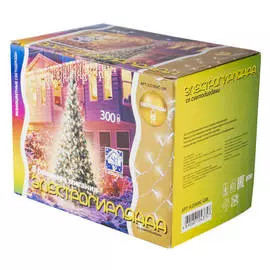 гирлянда 15м 300LED мульти зелёный провод