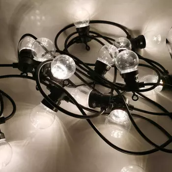 гирлянда MAXIJOY Лампочки 4,5м 50LED теплый белый свет