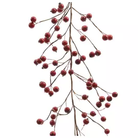 гирлянда новогодняя Ягоды красные 130см