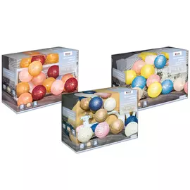 гирлянда Плетёные шары 1,8м 10LED теплый белый