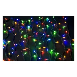 гирлянда-занавес 1,1х1,5м 250LED мульти до 4-х соединений