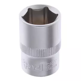 головка шестигранная AV STEEL 1/2" 19мм