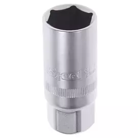 головка свечная AV STEEL 1/2" 21мм с резиновым держателем