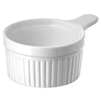 горшочек для запекания WALMER Classic 100мл 8см фарфор с ручкой