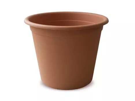 горшок 4л d22см h17см терракот пластик
