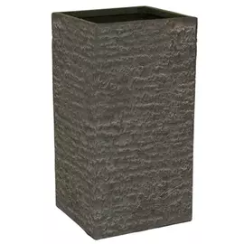 горшок 50л 30х30х60см коричневый каменная пудра/полимер