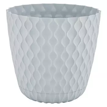 горшок c поддоном Wave 4,7л d20,5cм h19,5см утренний туман пластик