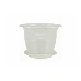 горшок цветочный для орхидеи, диаметр 19 см, 2 л, с поддоном, в асс-те