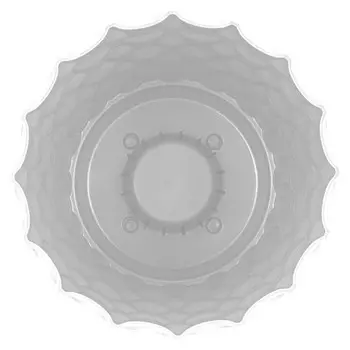 горшок для цветов InGreen Wave с дренажной сеткой и съемным поддоном 1,4л d145мм белоснежный жасмин