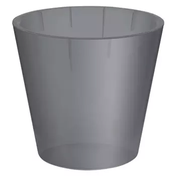 горшок для орхидей 1,6л d16см серый перламутр с дренажной вставкой пластик