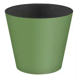 горшок двойной на колесиках Rosemary 16л d33см h35см зеленый пластик