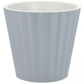 горшок двойной Sand 5,8л d 23см Утренний туман пластик