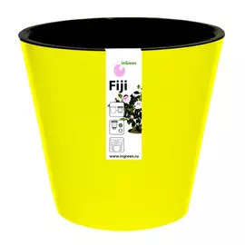 горшок Фиджи, 5 л, диаметр 23 cм, желтый