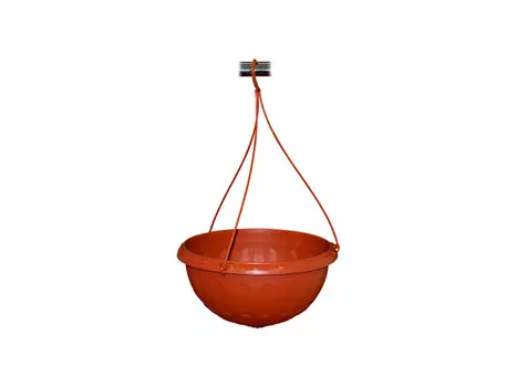 кашпо пластиковое подвесное Джулия 8л терракот