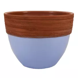 горшок керамический Лаванда, диаметр 19 см, высота 15 см, 2,5 л