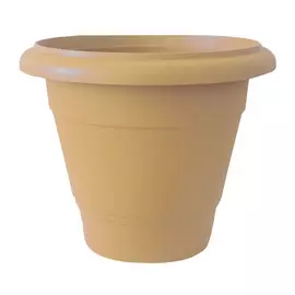 горшок Примула 7л d27см h22см капучино пластик