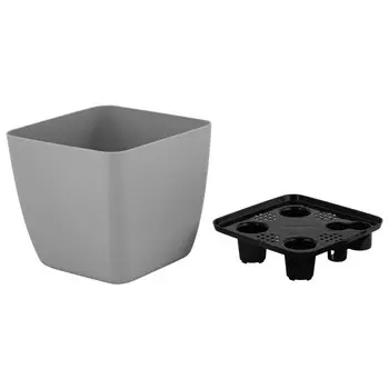 горшок с дренажной вставкой InGreen Vienna 1,5л квадратный французский платан