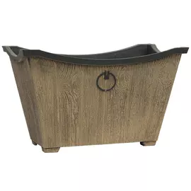 горшок Сандал 33л 60,5х33х35,5см коричневый каменная пудра/полимер