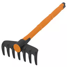 грабли малые прямые 7 зубьев 41х18см пластик