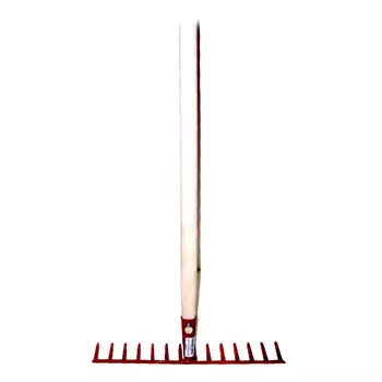 грабли прямые с 16 прямыми зубьями 40х120см с черенком