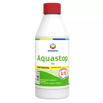 грунт акриловый биоцидный Eskaro Aquastop Bio 0,5л концентрат, арт.13878