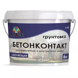 грунт акриловый ЛАТЕК Л103 БетонКонтакт 6кг, арт. 4607067846426