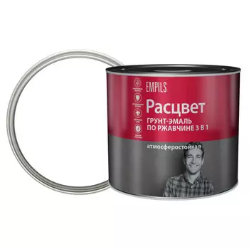 грунт-эмаль 3в1 РАСЦВЕТ белая 1,9 кг, арт.65173