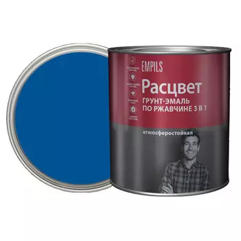 грунт-эмаль 3в1 РАСЦВЕТ синяя 2,7 кг, арт.65203