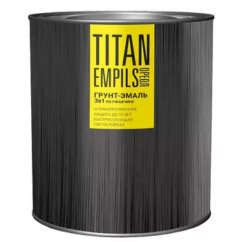 грунт-эмаль ОРЕОЛ TITAN по ржавчине красно-коричневый 2,7 кг, арт.70963