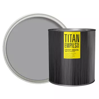 грунт-эмаль ОРЕОЛ TITAN по ржавчине серый 2,7 кг, арт.70961