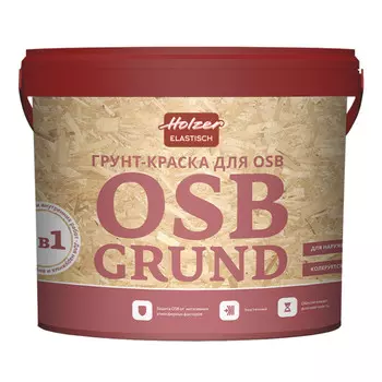 грунт-краска HOLZER OSB Grund 15кг белая, арт.82823