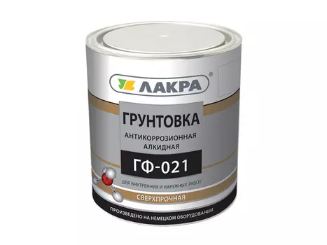 грунт ЛАКРА /ГФ-021/ красно-корич. 1кг, арт.021/кр-1