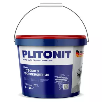 грунт PLITONIT Грунт Глубокого проникновения 5л, арт. Н010916