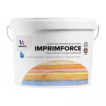 грунтовка пигмент. под структурные покрытия imprimforce 15 кг