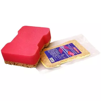 губка для мойки авто EXPERT 175х120х53мм двухслойная