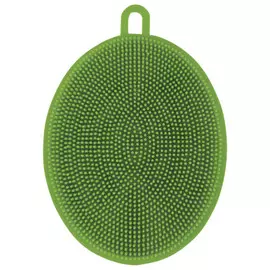 губка РЫЖИЙ КОТ овальная 12х9см силикон